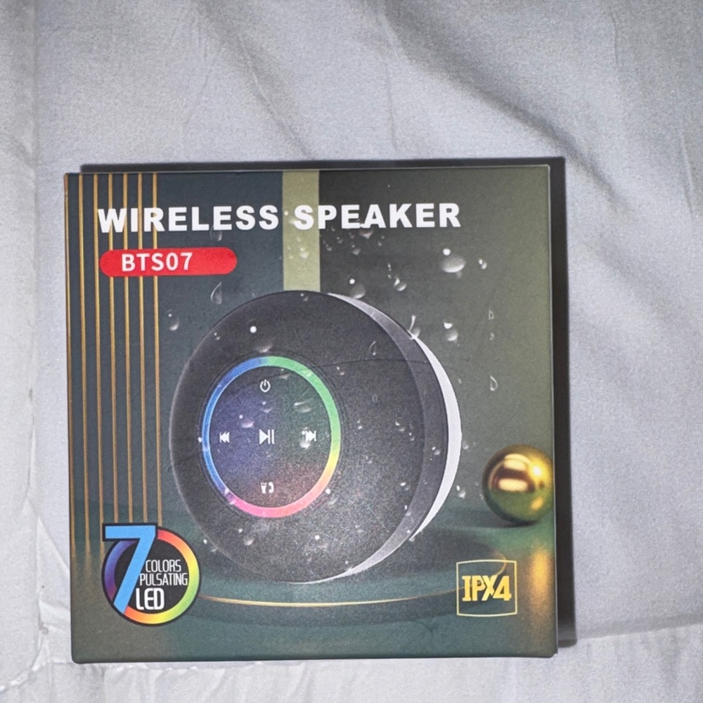 Wireless Speaker with LED Display BTS07. New in the box